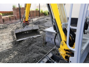 Tuin Laten Afgraven met Graafmachine